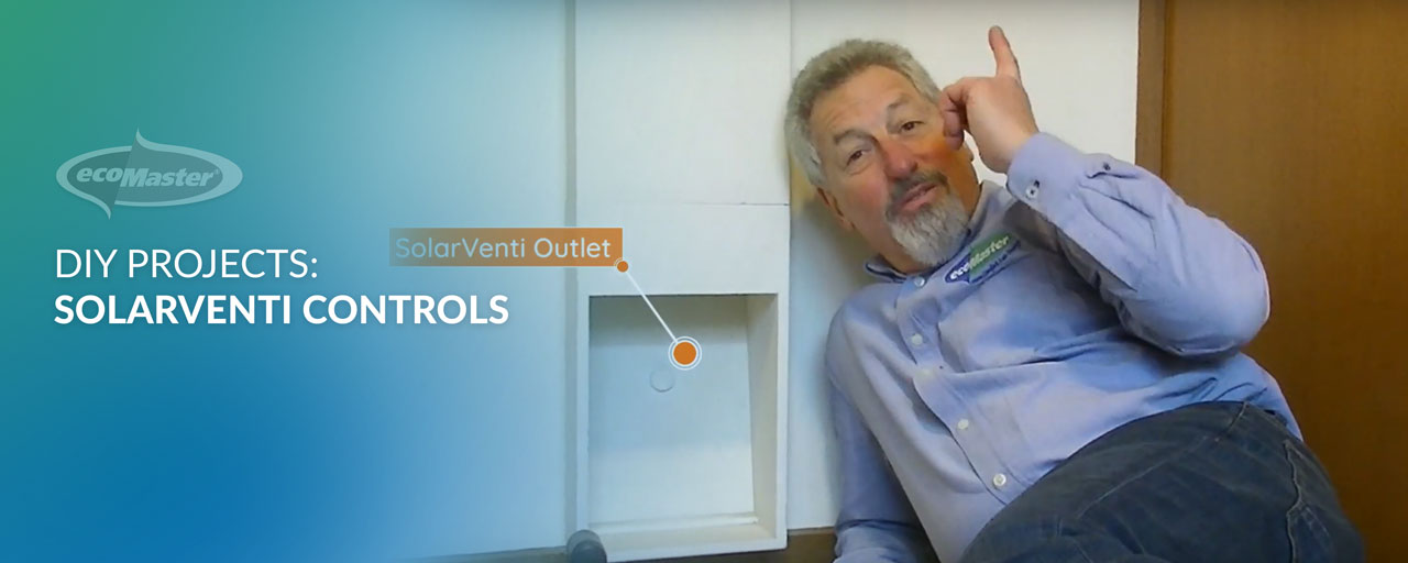 ecoMaster Maurice Beinat shows how air flows through the solarventi outlets